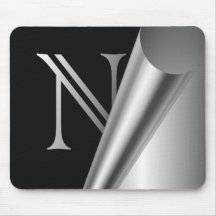 Steel Peel Monogram "N" Mousepad