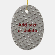 Steel Rivets Christmas Ornaments