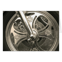 "Steel Wheel" Greeting Card