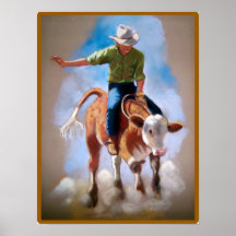 STEER RIDER POSTER (RODEO)