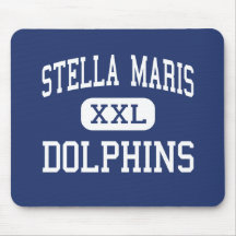 Stella Maris - Dolphins - High - Rockaway Park Mousemats