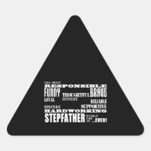 Stepfathers & Stepdads Birthdays Parties Qualities Sticker