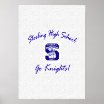 Sterling High Go Knights Logo I Poster