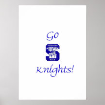 Sterling High Go Knights Logo II Poster