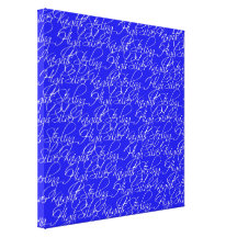 Sterling High Silver Knights Blue Wrapped Canvas Gallery Wrap Canvas