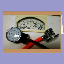 Stethoscope and Sphygmomanometer cards