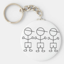 stick boy keychain triplet boys