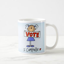 Stick Figure Campaign Worker Mug