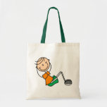 Stick Figure Exercising T-shirts and Gifts Canvas Bag