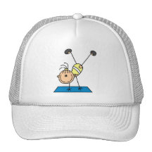 Stick Girl Doing Flips Tshirts and Gifts Trucker Hats