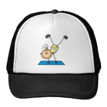 Stick Girl Doing Flips Tshirts and Gifts Hat