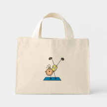 Stick Girl Gymnast Doing Flips Bags
