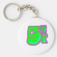 Sticker keychain