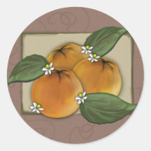 sticker - my favourite oranges