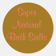 Stickers for Bath Salts