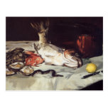 Still Life with Fish - Edouard Manet Post Card