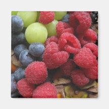 Still life with fruits fridge magnet