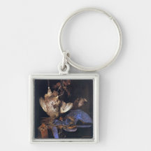 Still Life with Hunting Equipment Key Chain