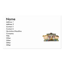 stocking are hung xmas tots business cards
