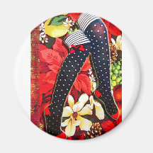 STOCKINGS TO FILL REFRIGERATOR MAGNET