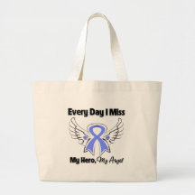 Stomach Cancer Every Day I Miss My Hero Tote Bag