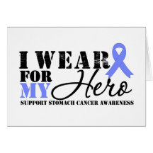 Stomach Cancer Hero Greeting Cards