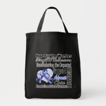 Stomach Cancer Hope Tribute Collage Canvas Bags