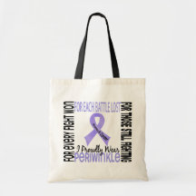 Stomach Cancer I Proudly Wear Periwinkle 2 Canvas Bag