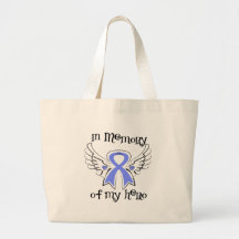 Stomach Cancer In Memory of My Hero Canvas Bag