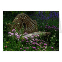 Stone Garden Bench,Card