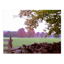 "Stone Wall Fall" Post Card