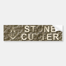 stonecutter sticker bumper sticker