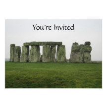 Stonehenge Tour Personalized Invitations