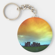 Stonehenge, Wiltshire, England Key Chain