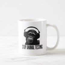 stop animal testing coffee mug