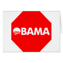 STOP OBAMA GREETING CARDS