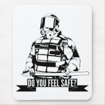 Stop Police Brutality Art for Occupy Movements Mouse Pads