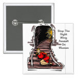Stop Right Wing Assault on Women Button