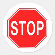 Stop Sign - sticker