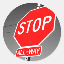 Stop Sign Sticker
