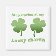 STOP STARING AT MY LUCKY CHARMS FRIDGE MAGNETS