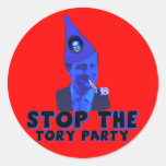 Stop the Tory party Stickers