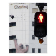 STOP There is a gorilla on the wall! Postcard