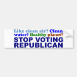 STOP VOTING REPUBLICAN BUMPER STICKERS