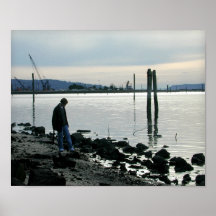 Stopping in Everett Print