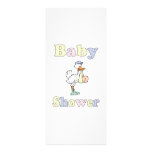 stork baby shower invitation