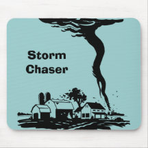 Storm Chaser Tornado Twister Weather Meteorology Mousepads