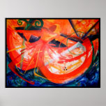 Storm Dancer - Haitian Art - Black Art Print