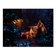 Storybook Christmas Postcard