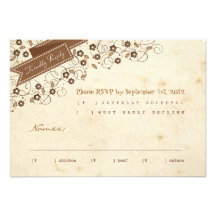 Storybook RSVP Response Card Custom Invitation